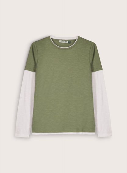 Addie Double Layer Organic Cotton Top