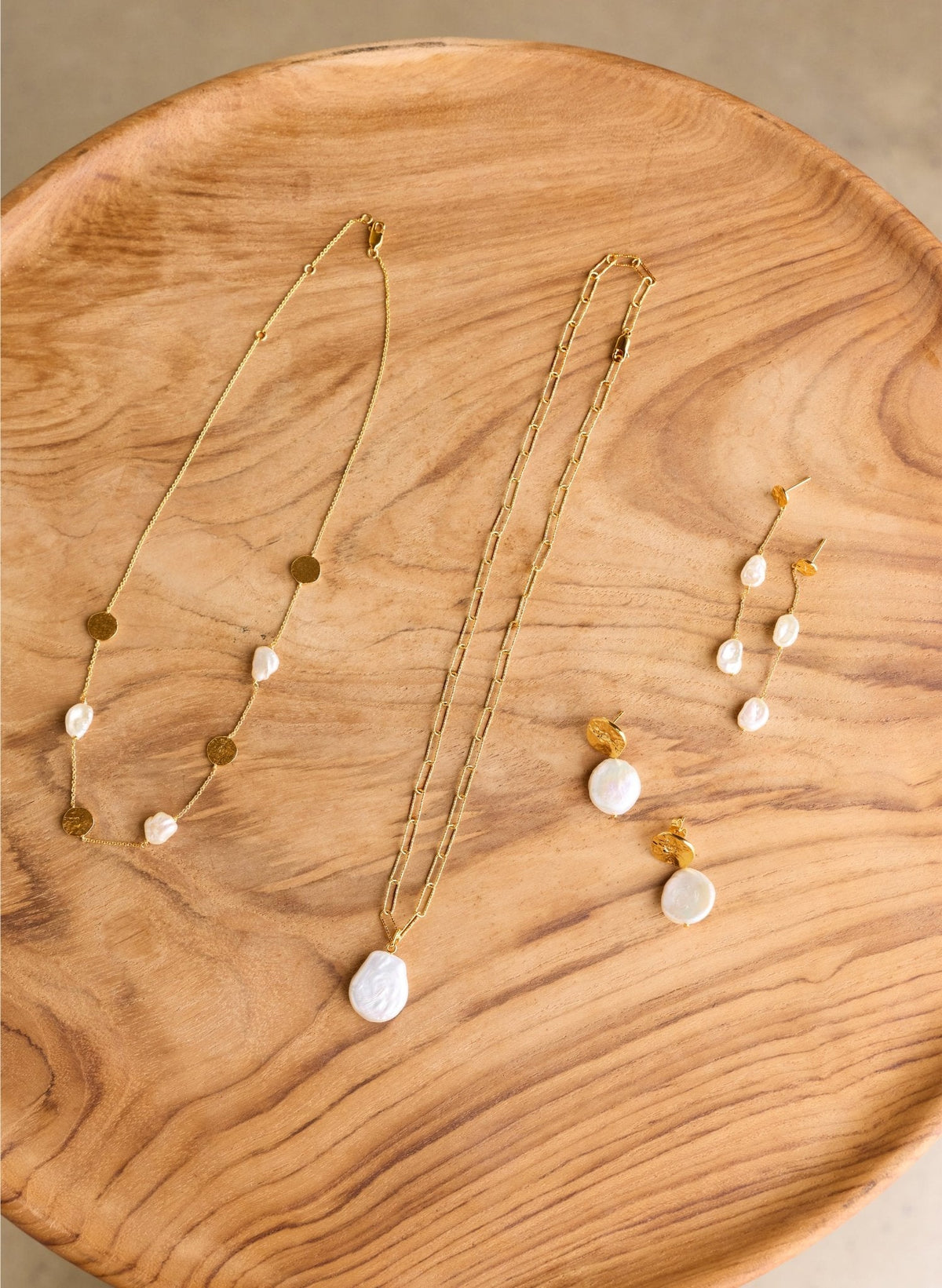 Emma Keshi Pearl Chain Necklace
