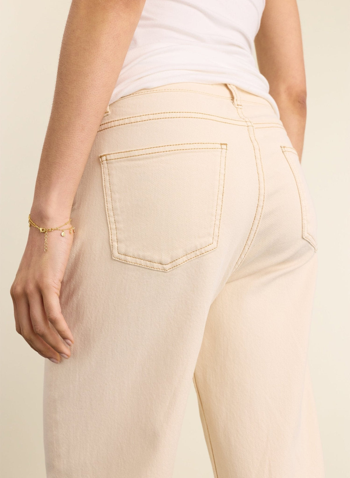 Helen Organic Cotton Stretch Turn Up Jeans