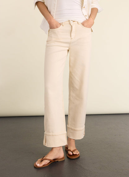 Helen Organic Cotton Stretch Turn Up Jeans