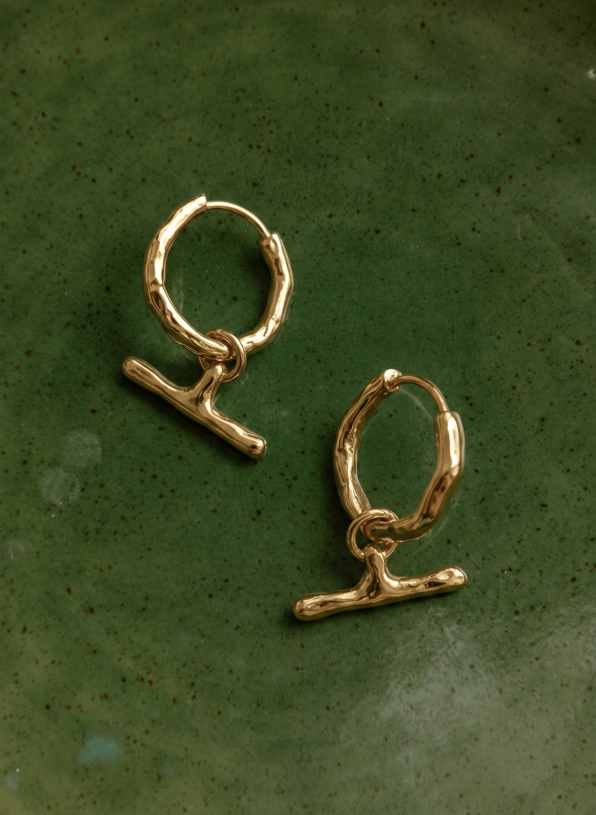 Pippa T Bar Small Hoop Earrings